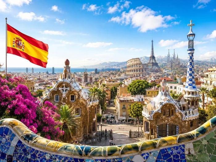 Spain and Europe eSIM travel plan with 100GB Spain data, EU roaming data and EU calls
